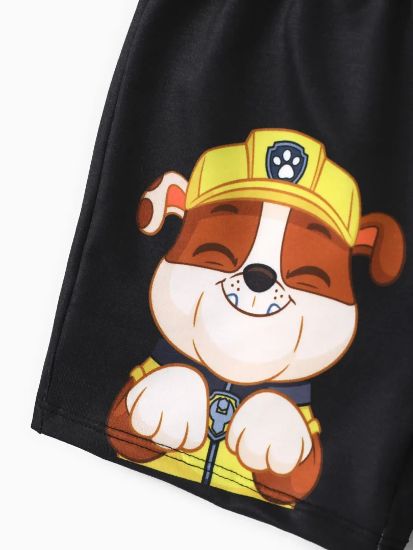 PAW Patrol Toddler Girls/Boys 2pcs Character Rainbow Print T-shirt with Shorts Sporty Set - Image 6