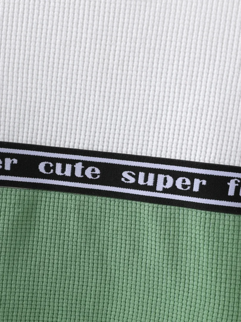 Kid Boy 2pcs Colorblock Tee and Shorts Set - Image 6