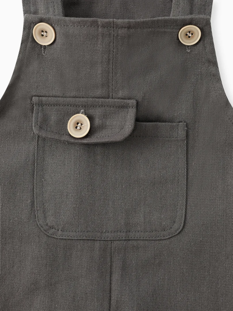 Baby / Toddler Stylish Solid Overalls - Image 3