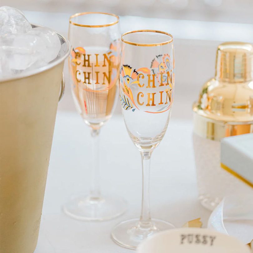 Chin Chin Champagne Glasses Set - Image 3