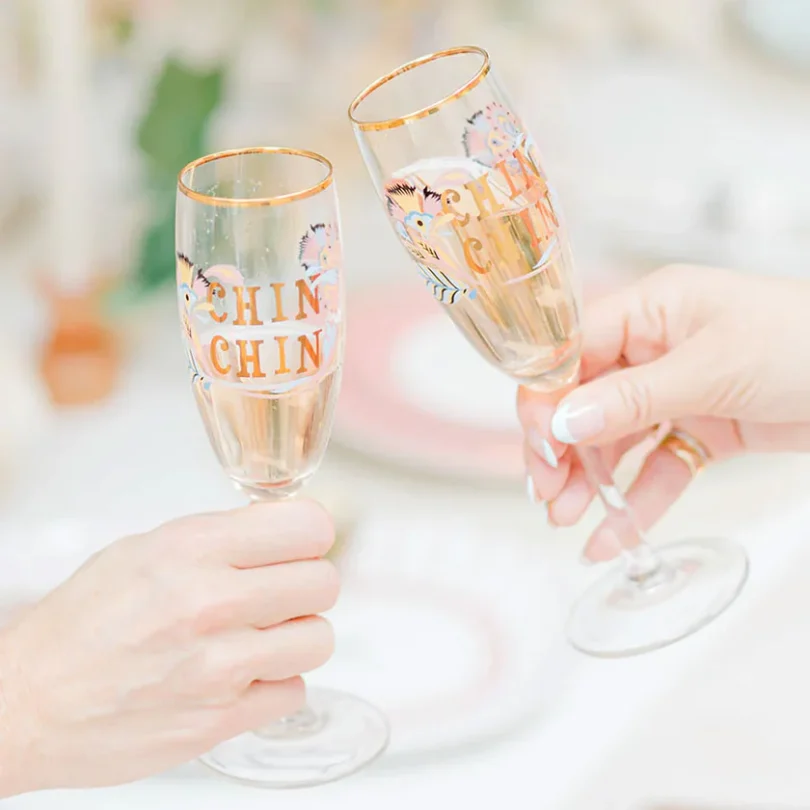 Chin Chin Champagne Glasses Set