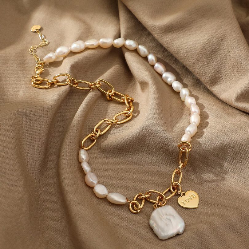 Mixed Pearl Necklace