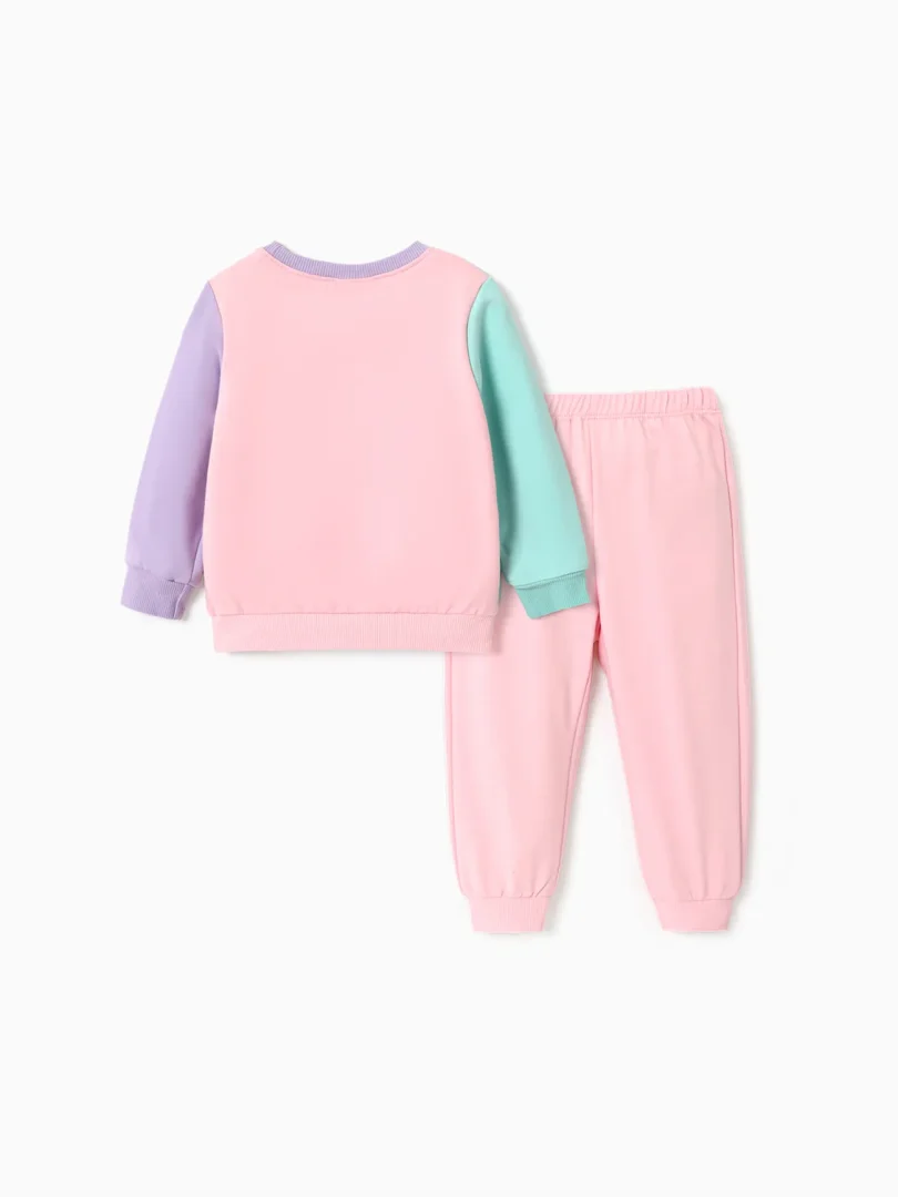 PAW Patrol Toddler Boy/Girl Chase/Skye Contrasting Color Stitching Top and Pants Suit - Image 6